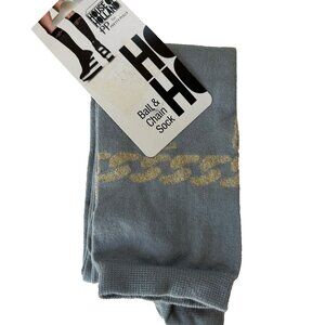 🎄 NWT 🛍️ HOUSE OF HOLLAND Pretty Polly Women's Knee High Gray Socks One Size